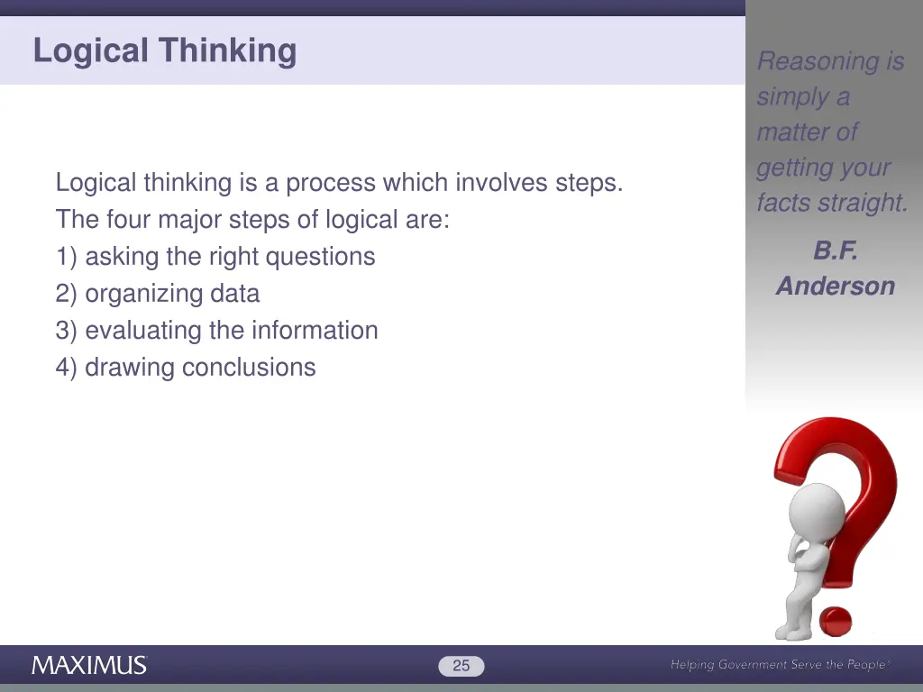logical thinking
