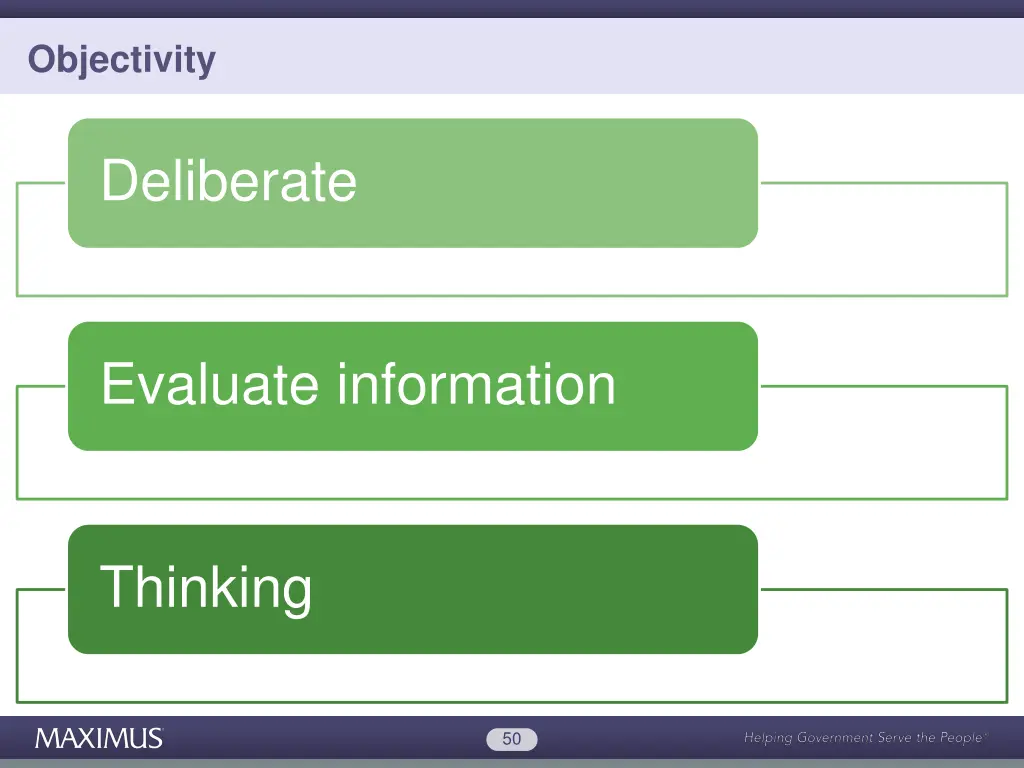 objectivity