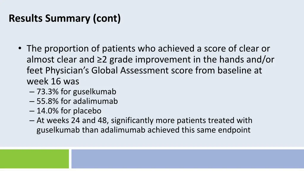 results summary cont 5