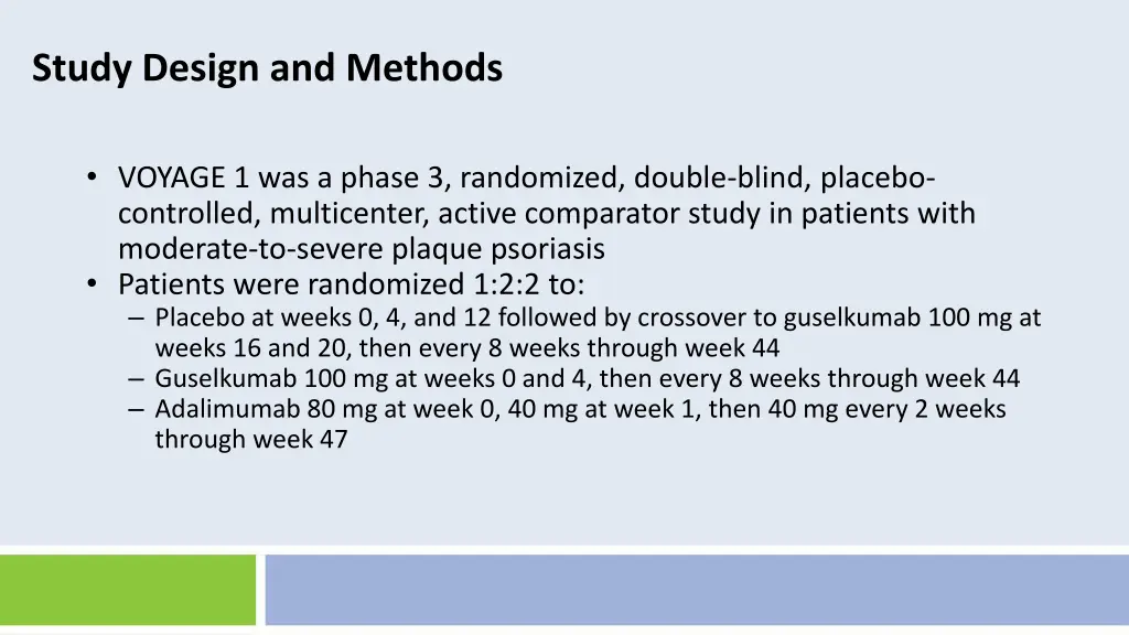 study design and methods 2