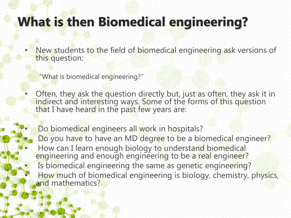 what is then biomedical engineering