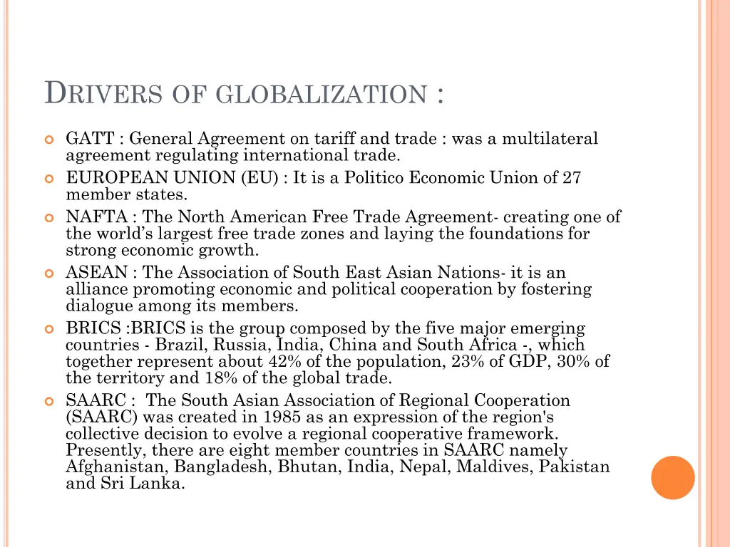 d rivers of globalization