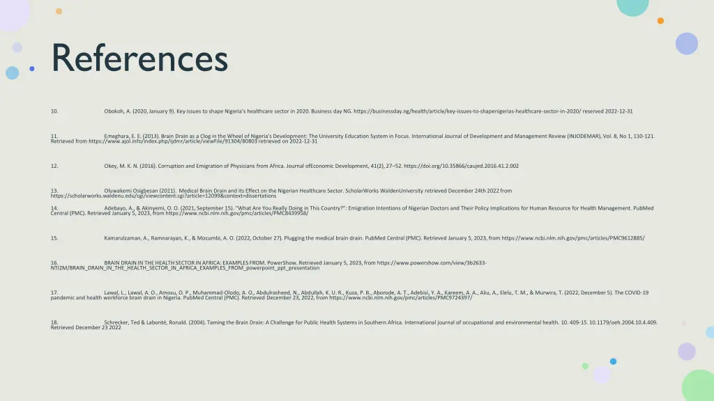 references 1