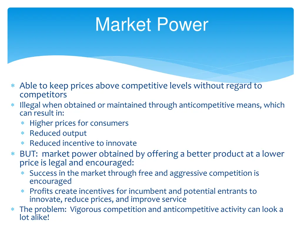 market power