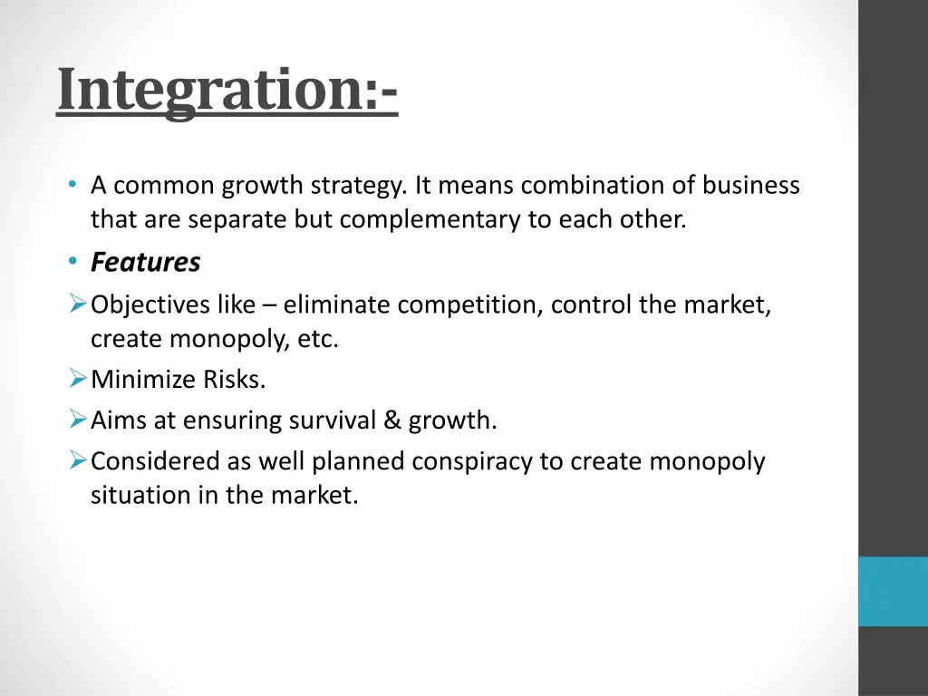 integration