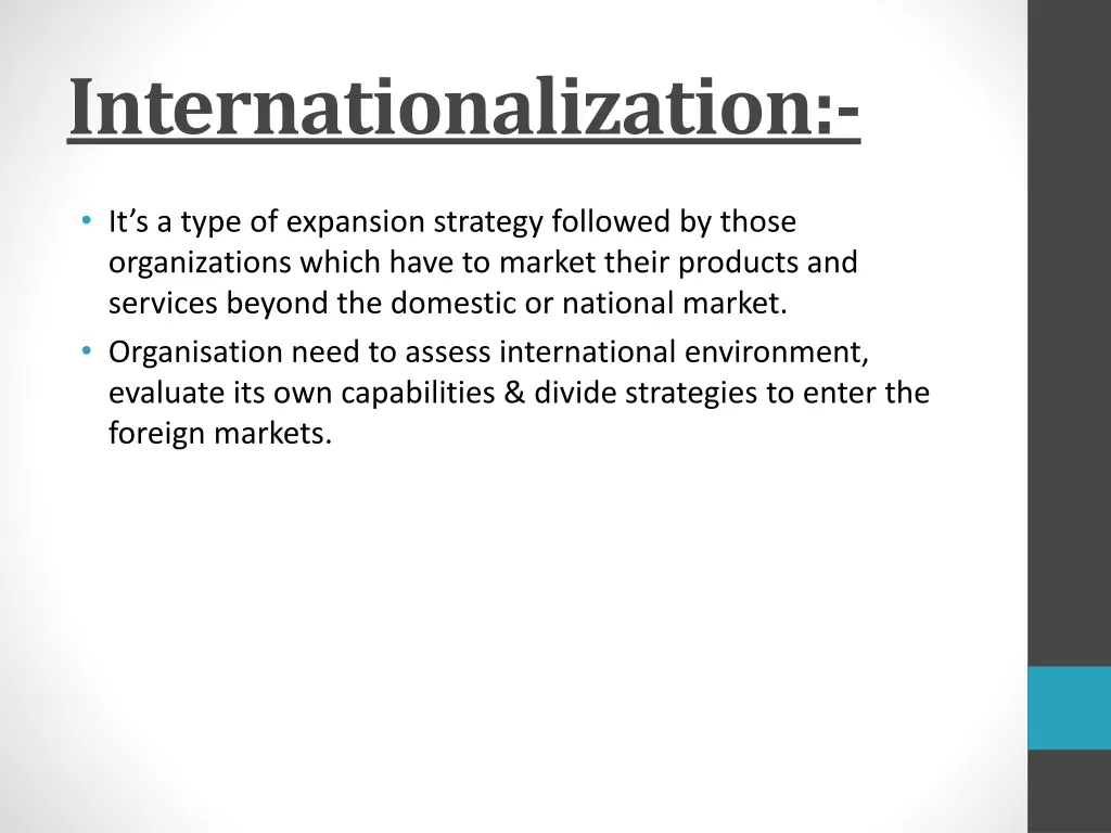 internationalization