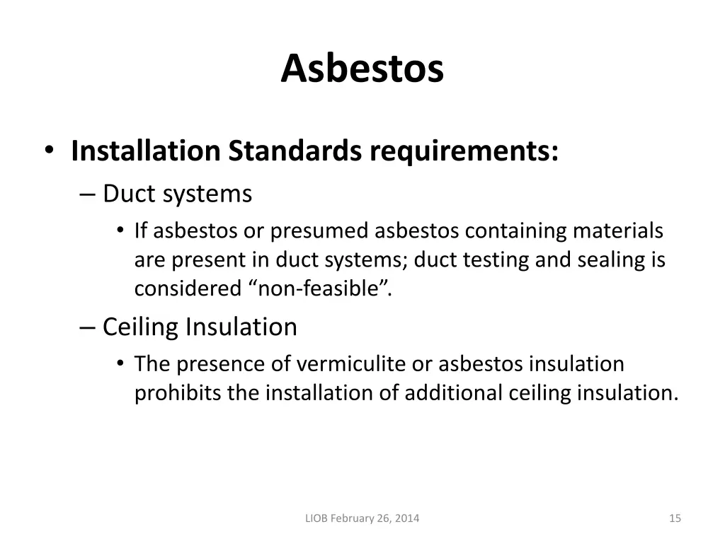 asbestos