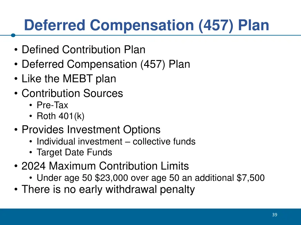 deferred compensation 457 plan