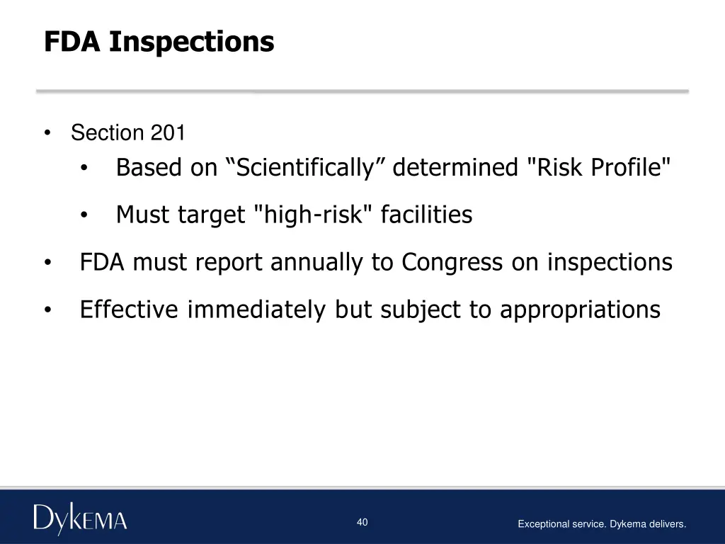 fda inspections