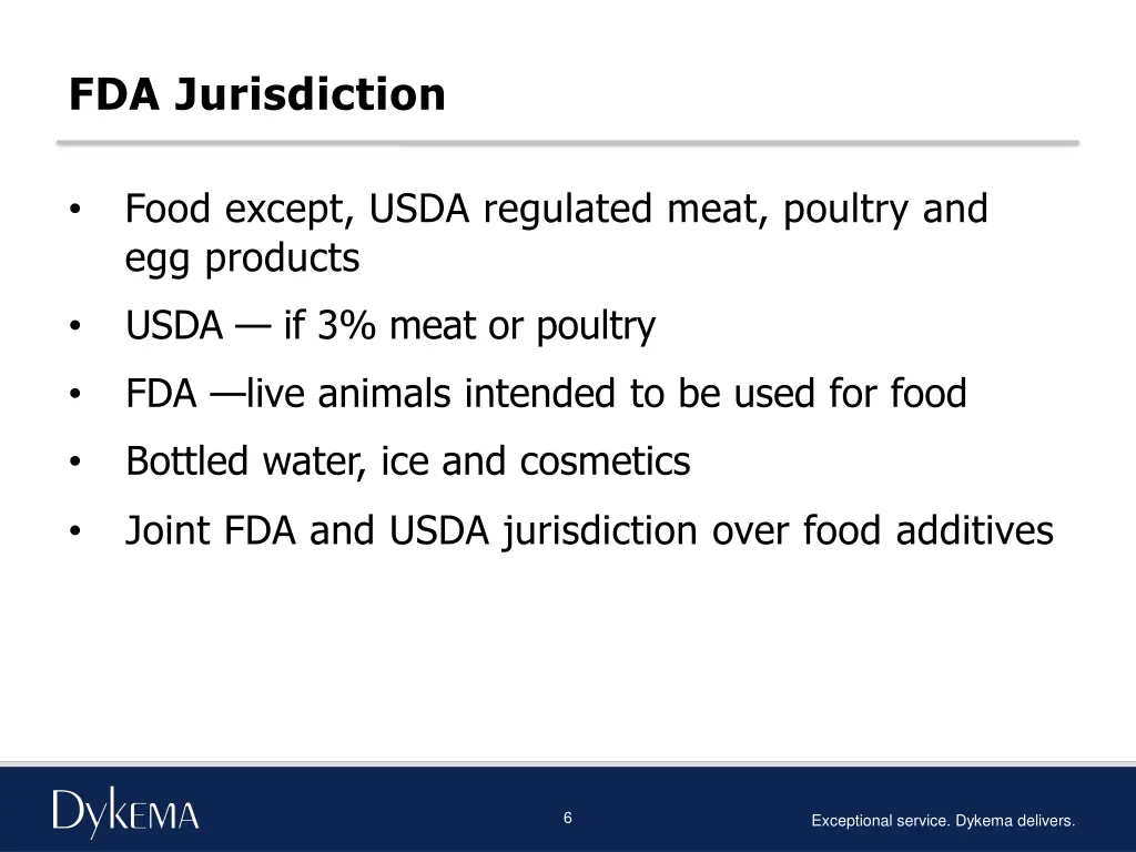 fda jurisdiction