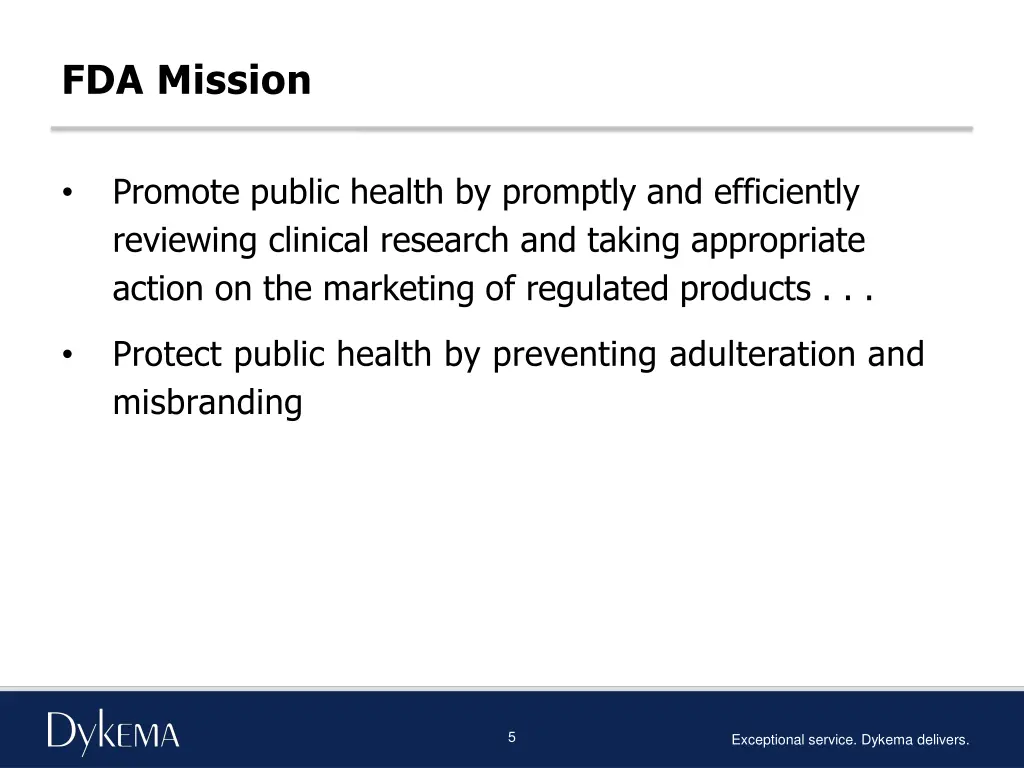 fda mission