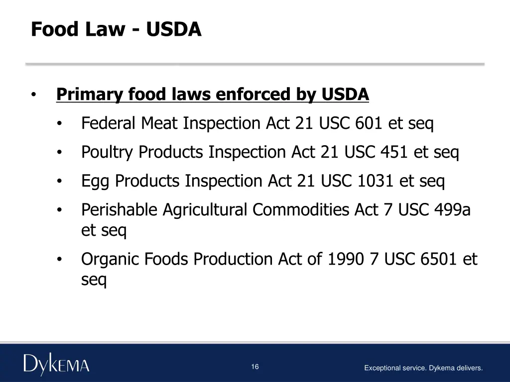food law usda 1