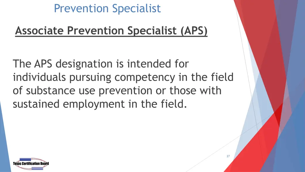 prevention specialist 2