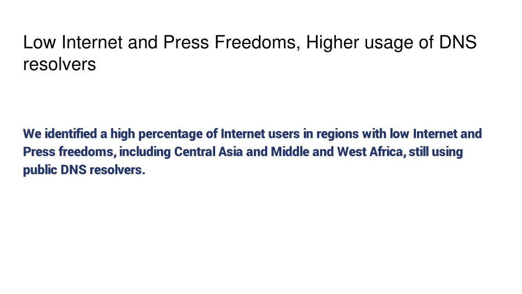 low internet and press freedoms higher usage