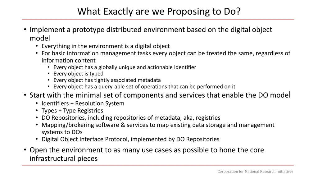 what exactly are we proposing to do