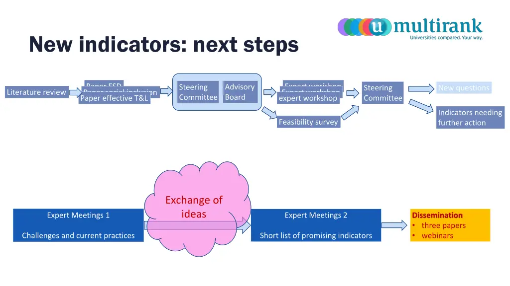 new indicators next steps