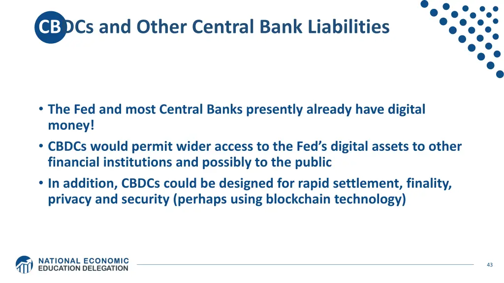 cbdcs and other central bank liabilities