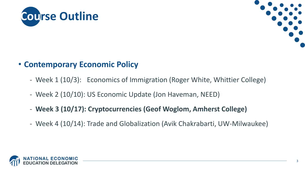 course outline