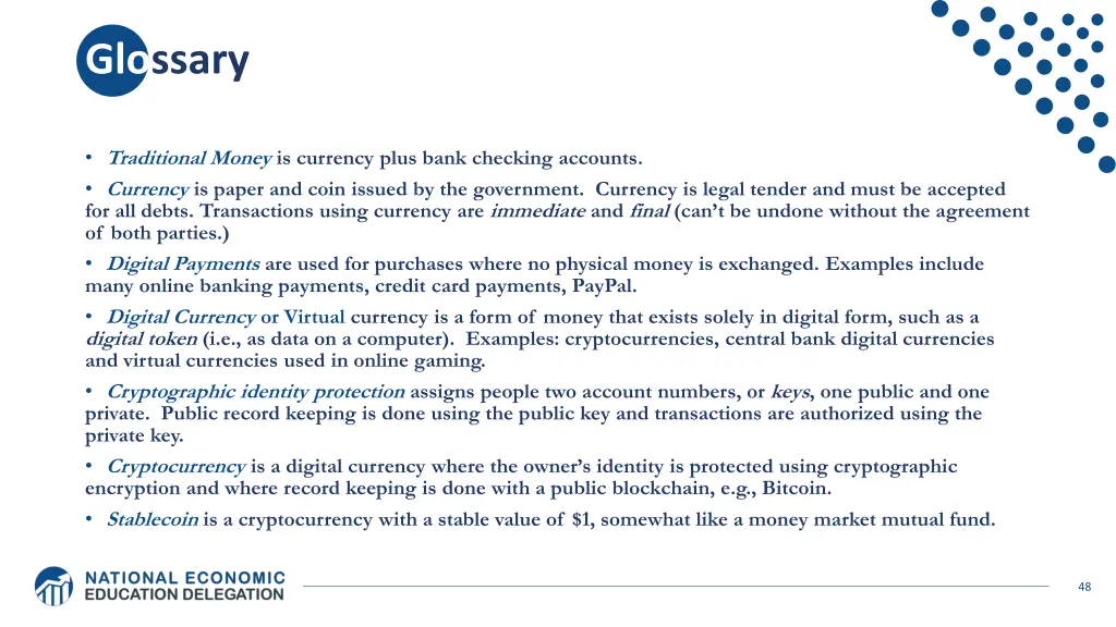 glossary