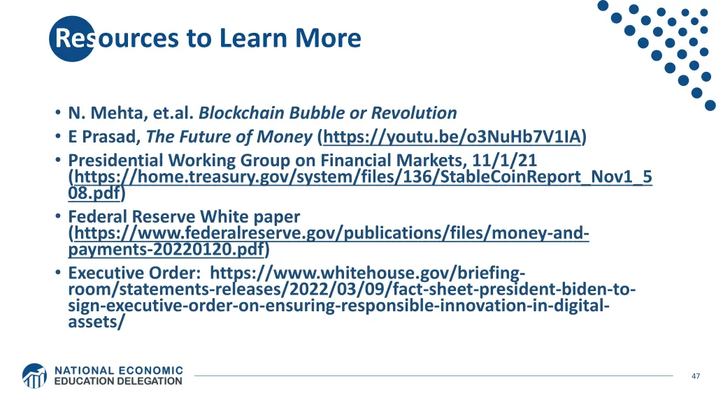 resources to learn more