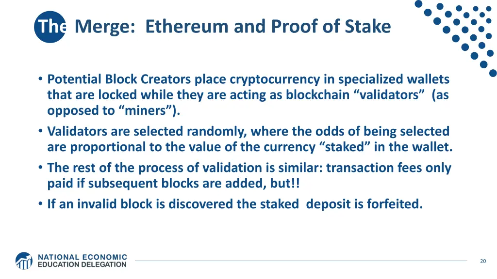 the merge ethereum and proof of stake