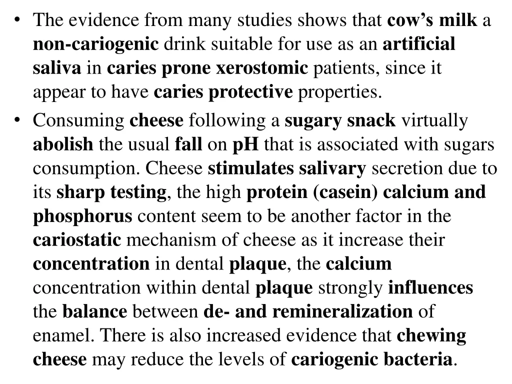 the evidence from many studies shows that
