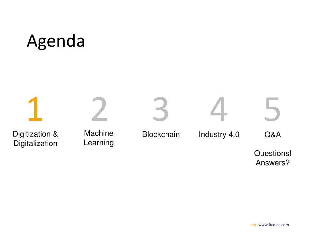 agenda 1
