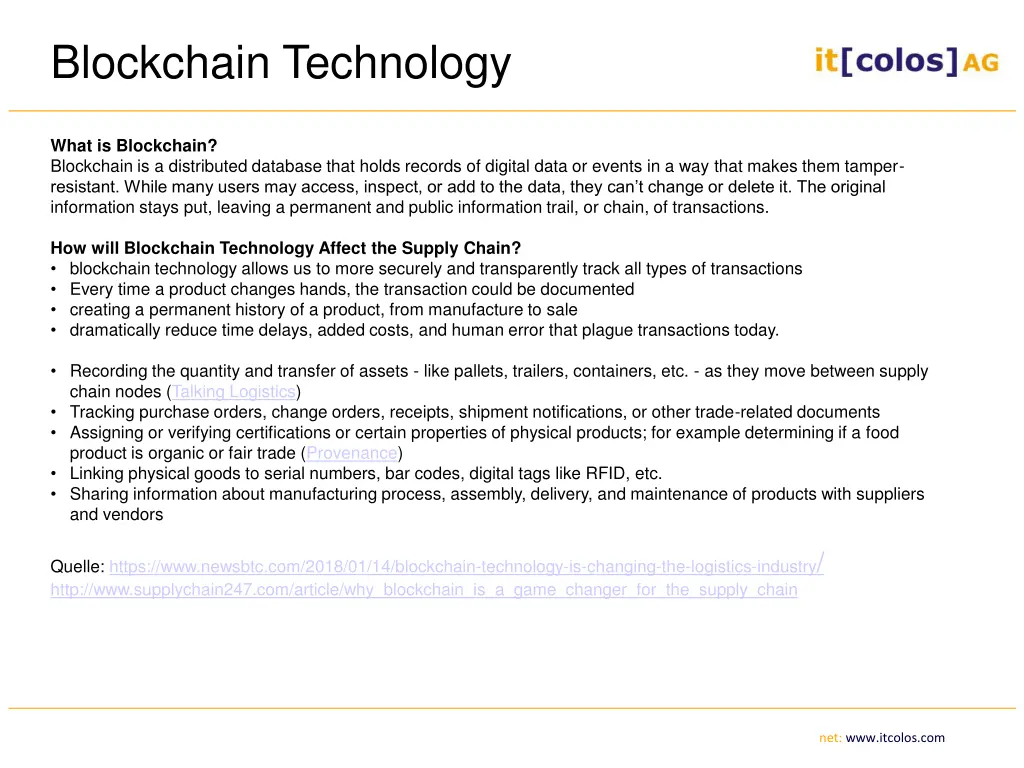 blockchain technology