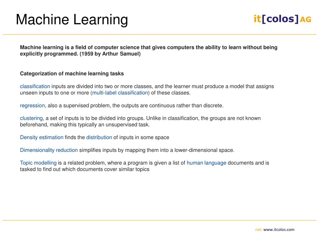 machine learning 2