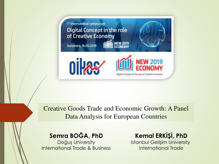 creative goods trade and economic growth a panel