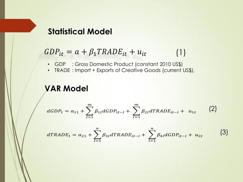 statistical model
