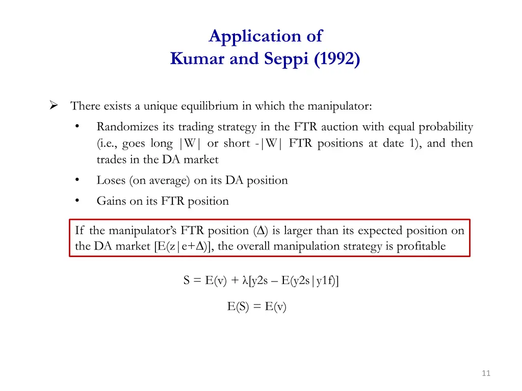 application of kumar and seppi 1992 1