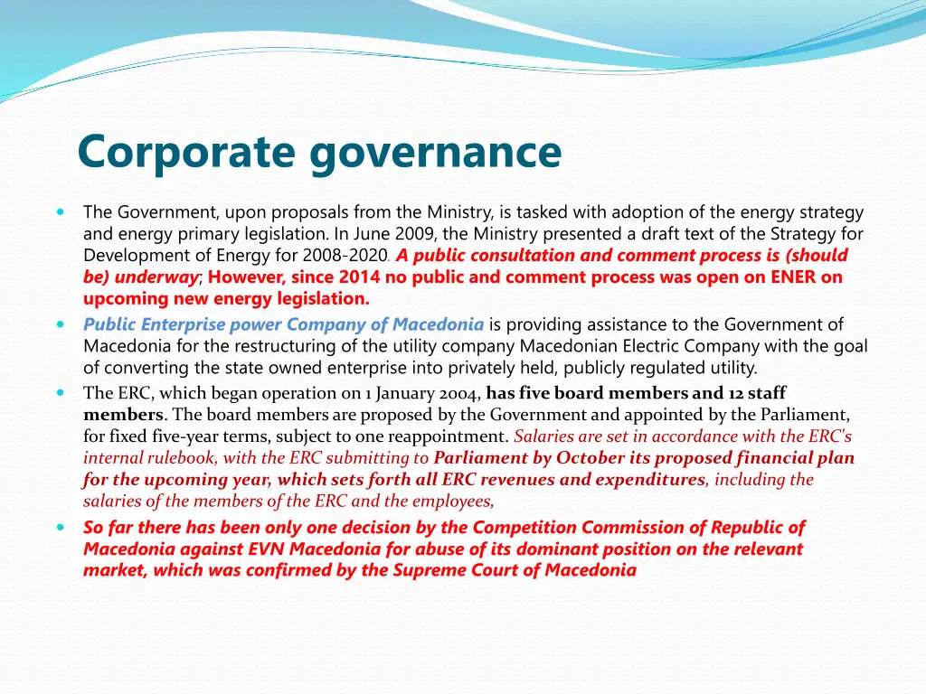 corporate governance