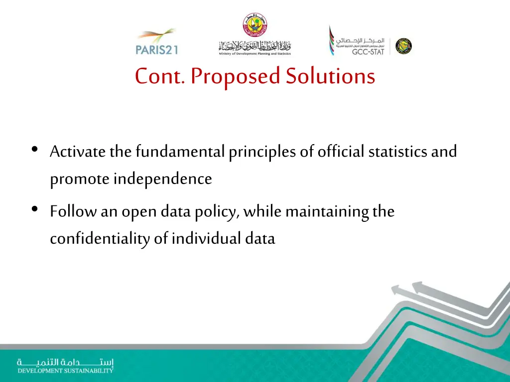 cont proposed solutions