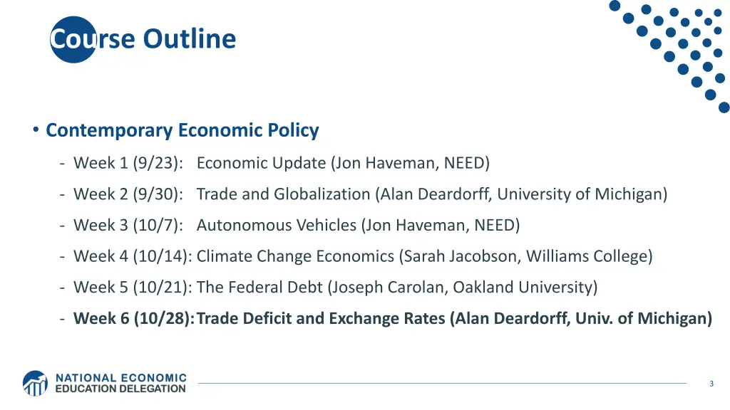 course outline