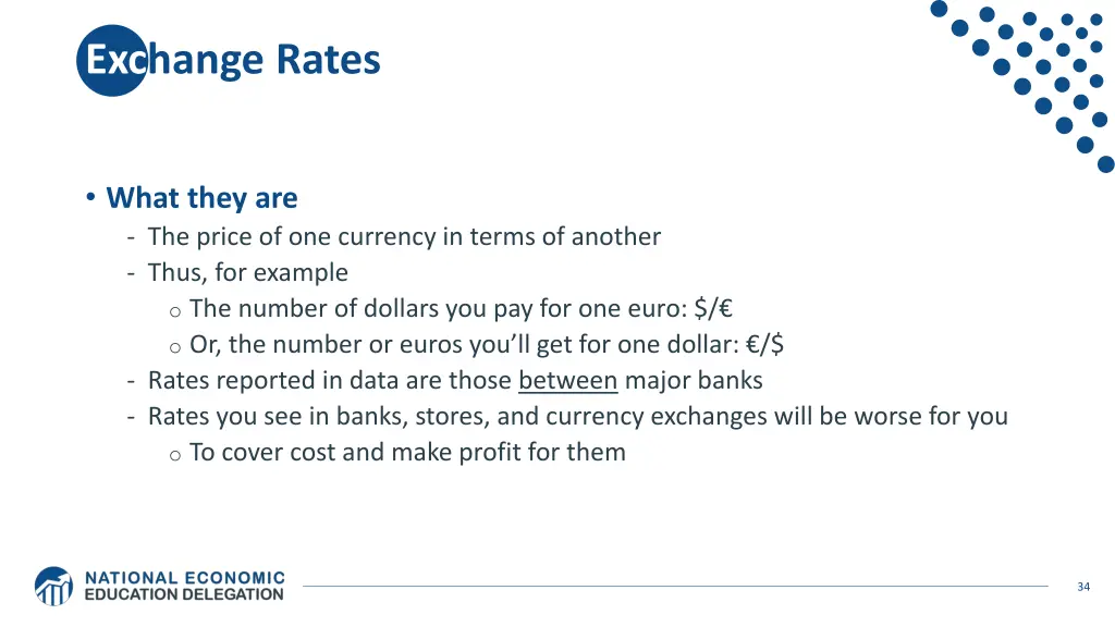 exchange rates
