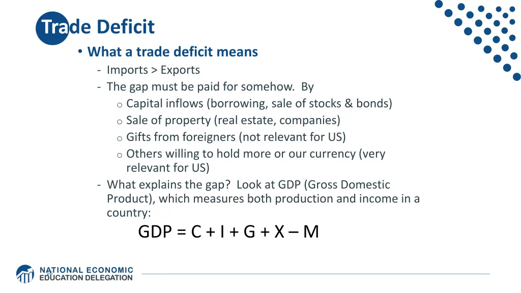 trade deficit what a trade deficit means imports
