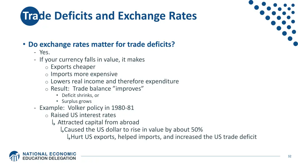 trade deficits and exchange rates 1