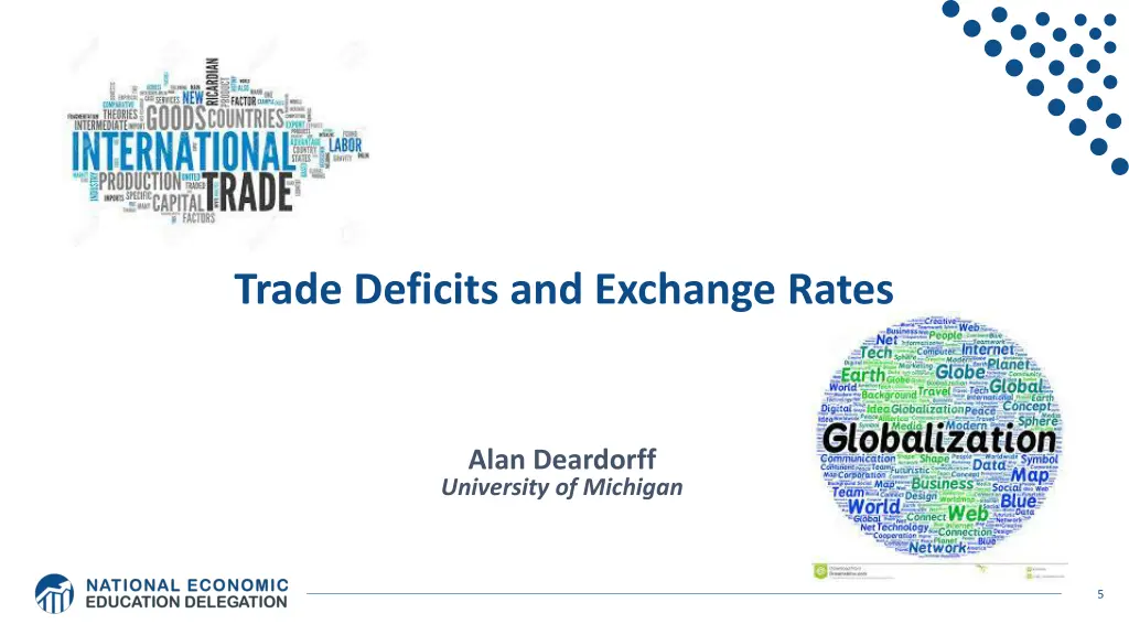 trade deficits and exchange rates