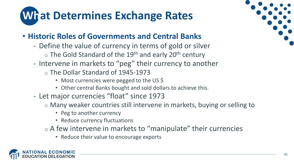 what determines exchange rates 4