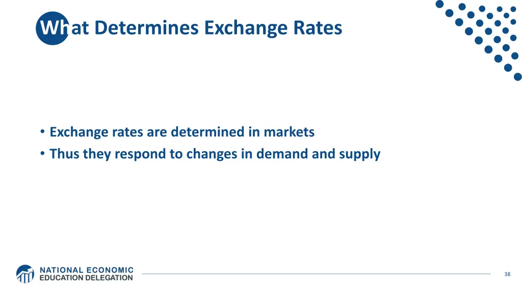 what determines exchange rates