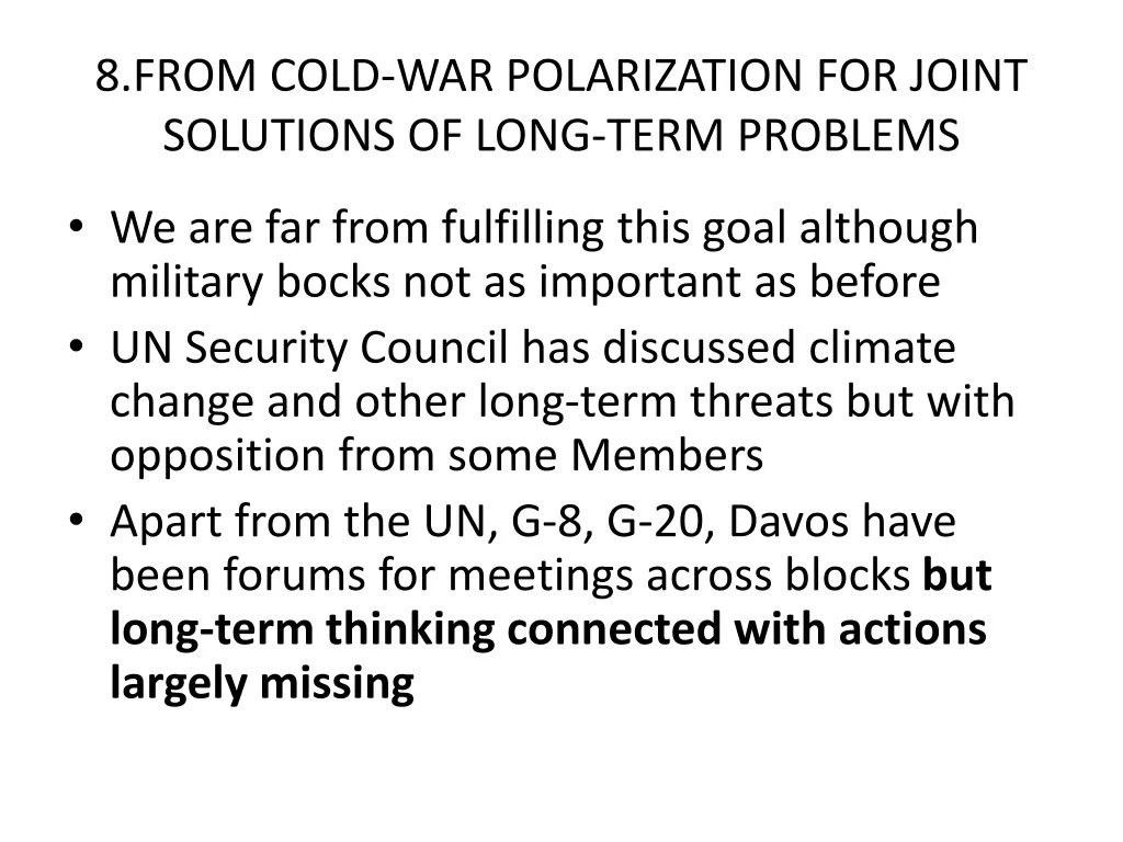 8 from cold war polarization for joint solutions
