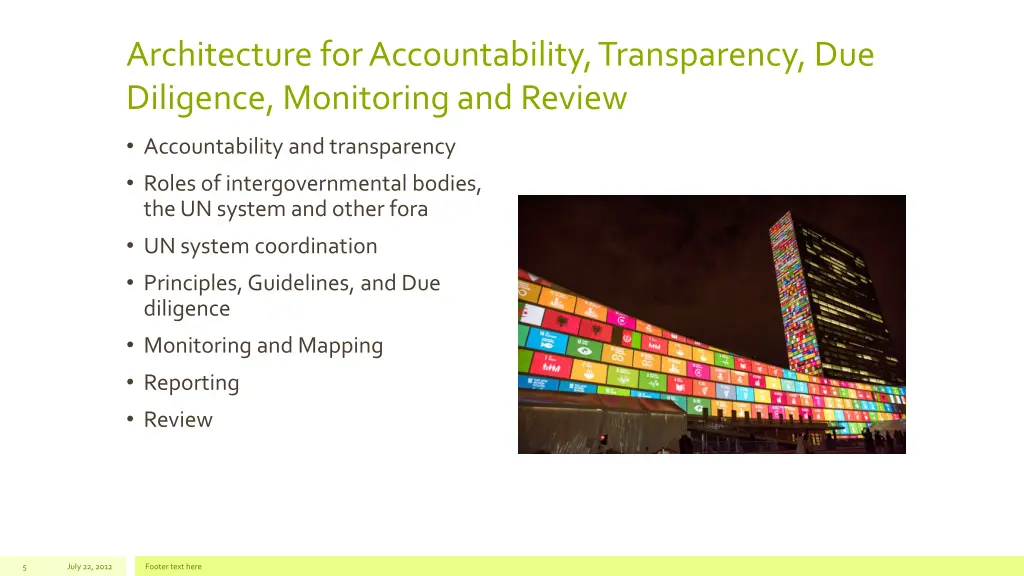 architecture for accountability transparency