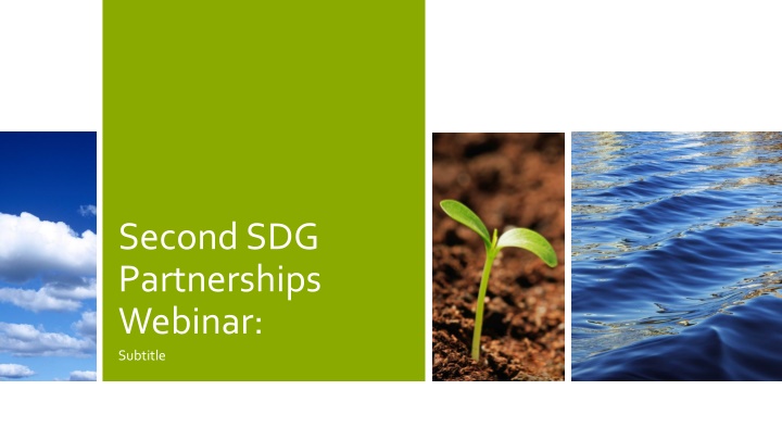 second sdg partnerships webinar subtitle