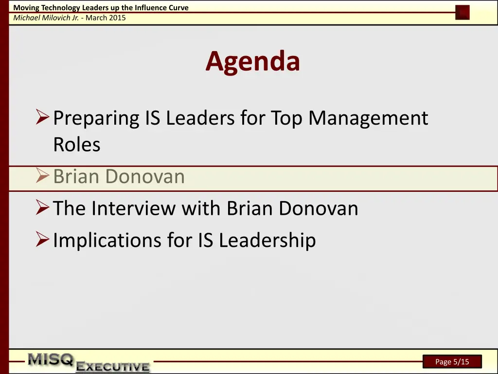 moving technology leaders up the influence curve 4