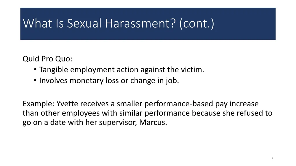 what is sexual harassment cont 1