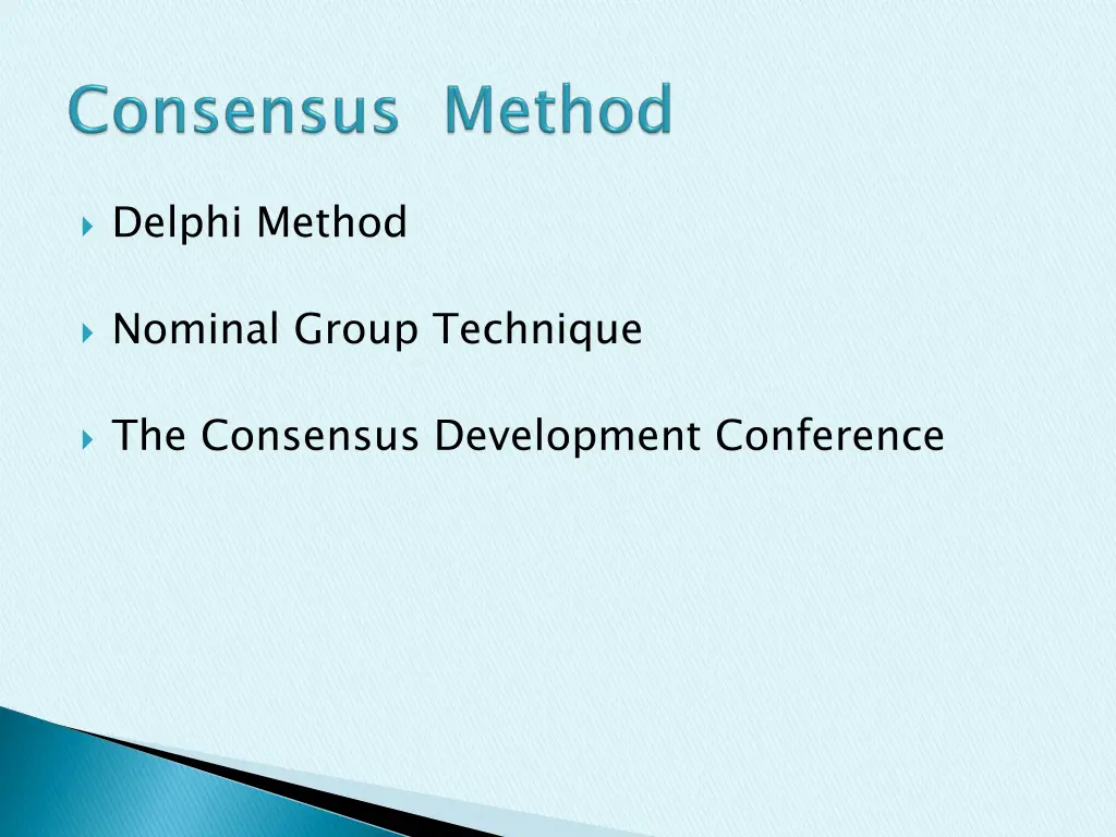 delphi method
