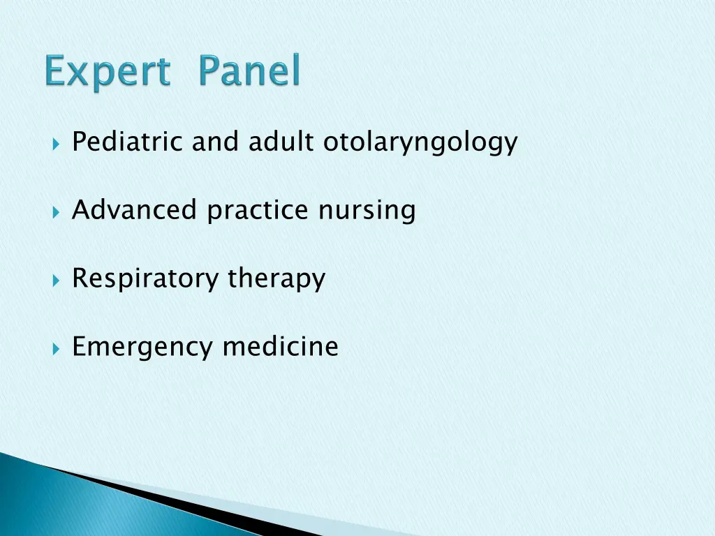 pediatric and adult otolaryngology