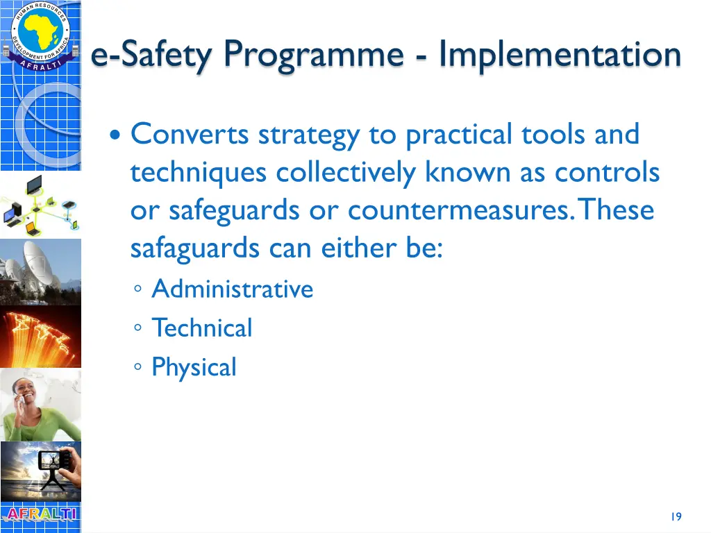 e safety programme implementation