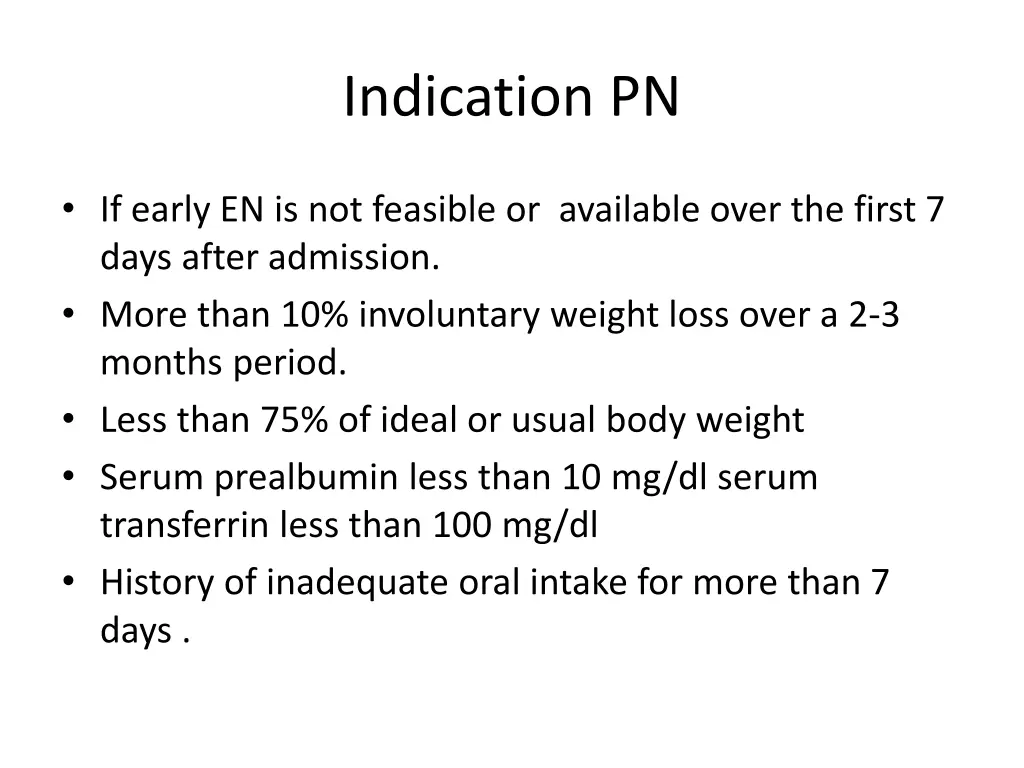 indication pn